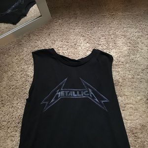 Black Metallica tank